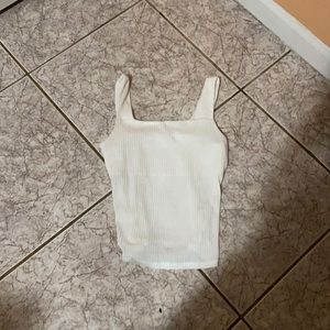 White tank top